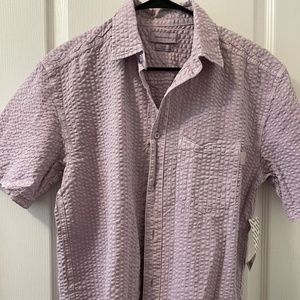 NWT Urban Outfitters Standard Cloth Waffle Texture Shirt Lavender Purple - XS